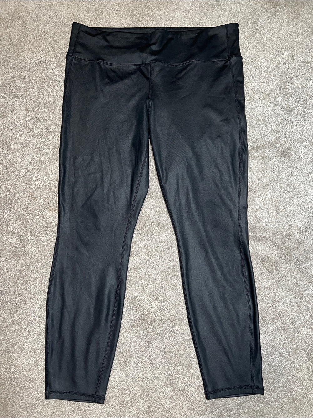Athleta High Rise Shine Chaturanga Crop Tights Legging size XL